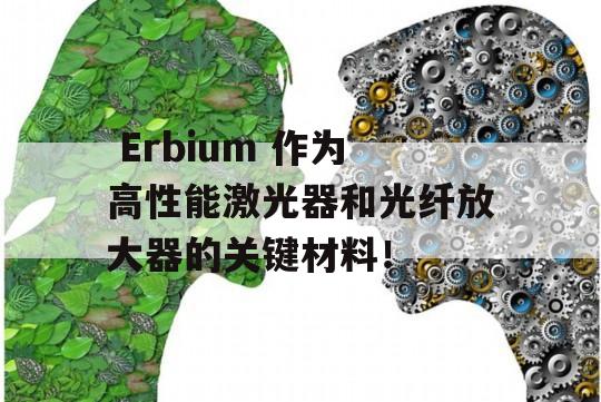  Erbium 作为高性能激光器和光纤放大器的关键材料！